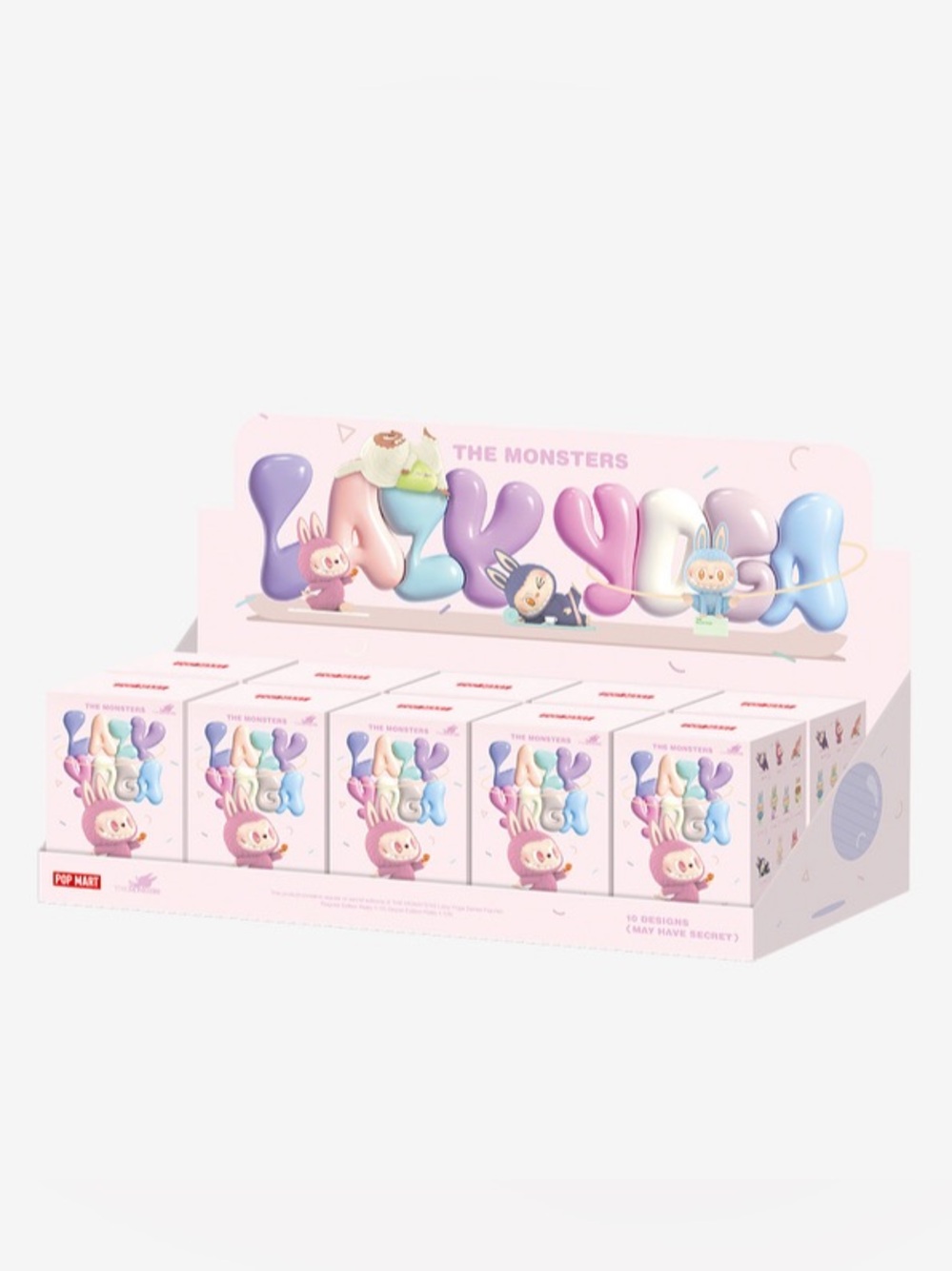 Full Sealed Case - POP MART The Monsters Labubu Lazy Yoga Series Figures